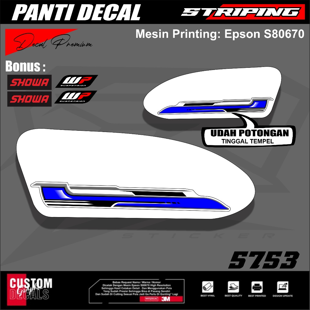 STRIPING VARIASI CB100 HONDA GANK / STICKER LIST MOTOR CB100 CLASSIC