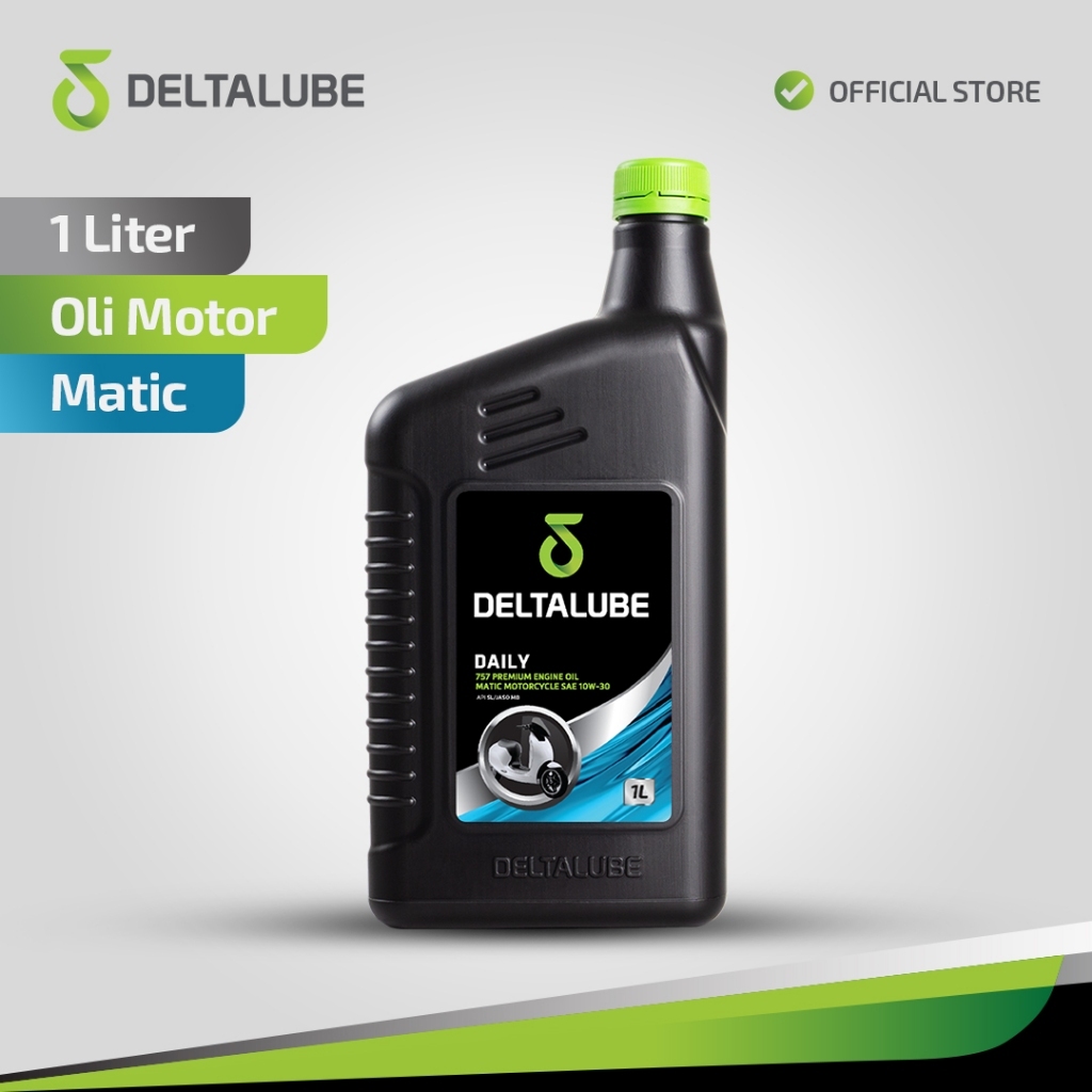 Oli mesin MOTOR MATIC DELTALUBE 757 PREMIUM 10W-30 - 1 liter | LEXI PCX VARIO 150 NMAX AEROX XMAX TM