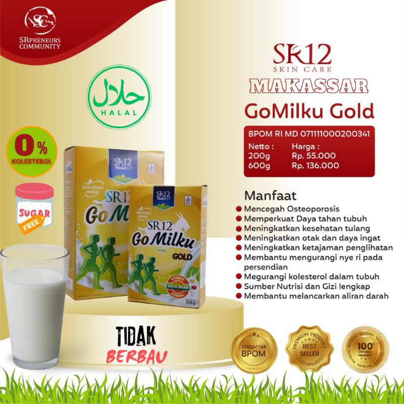 

susu kambing gomilku gold makassar