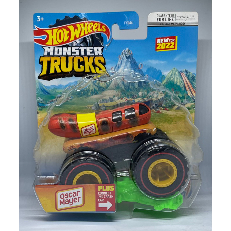 Hot Wheels Monster Trucks Oscar Mayer Treasure Hunt TH THS Chase Truck Hot Dog