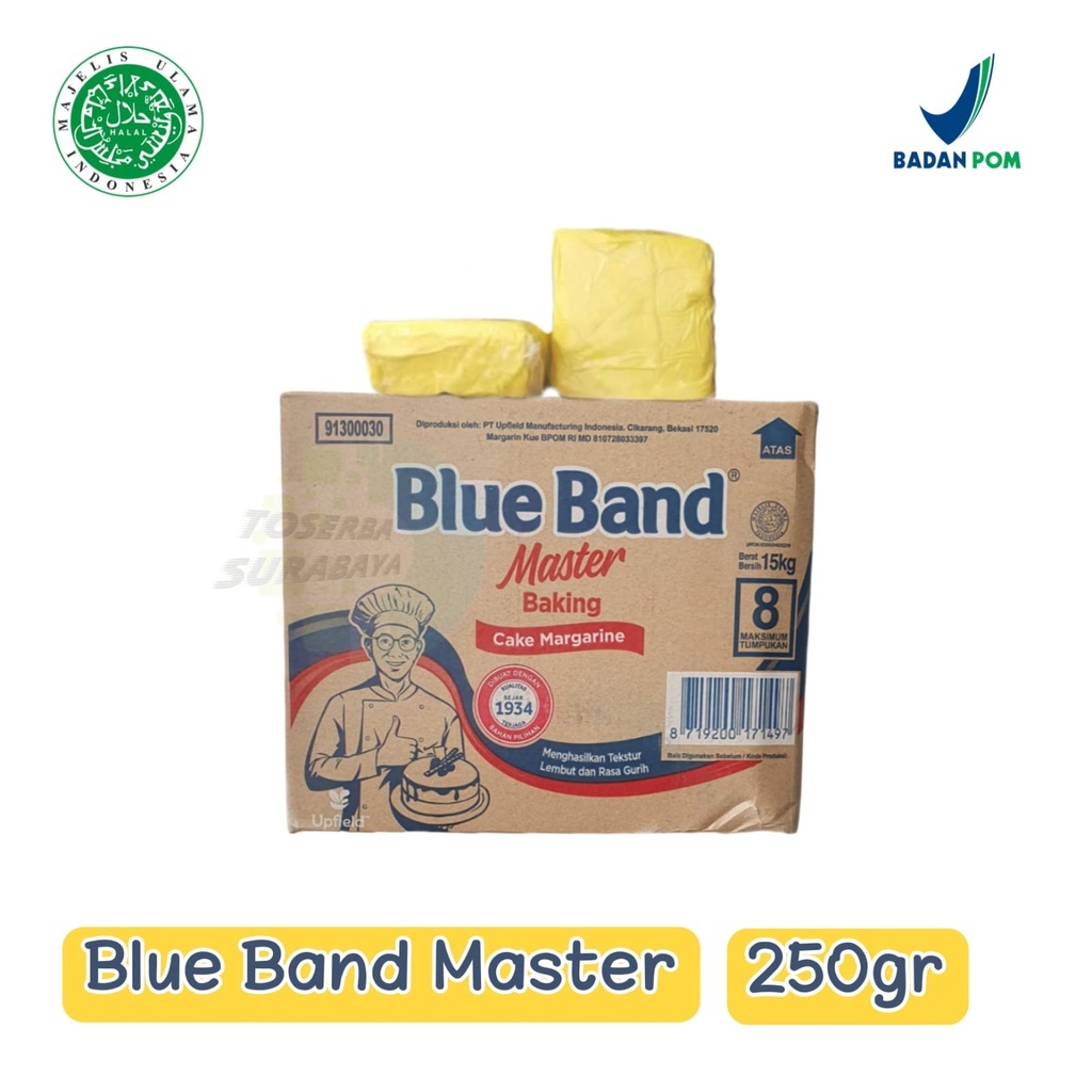 

BLUEBAND Master Cake Margarine 250gr (NEW) / Margarin Blue Band MCM BEST PRICE ED Panjang