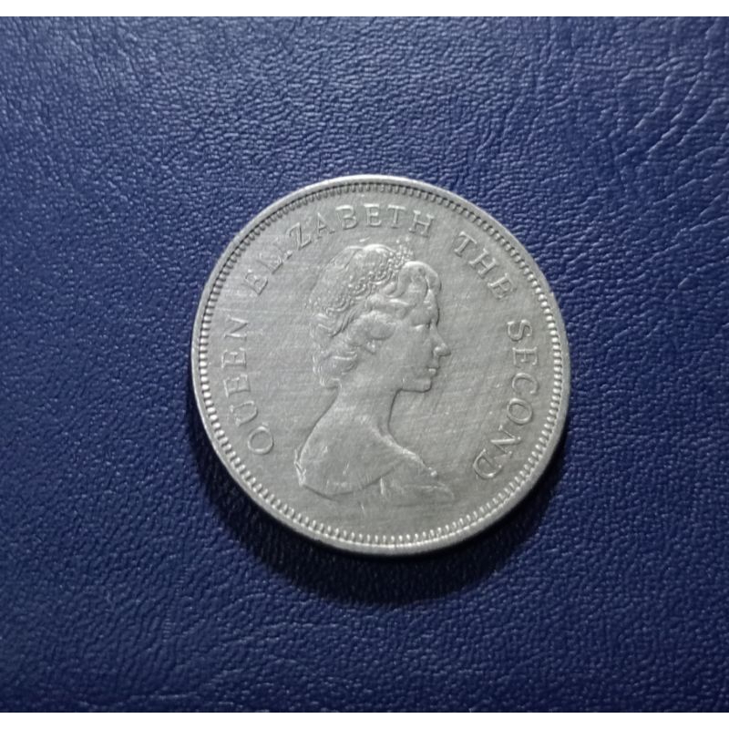 koin Lawas Hongkong 1Dollar Quen Elizabeth