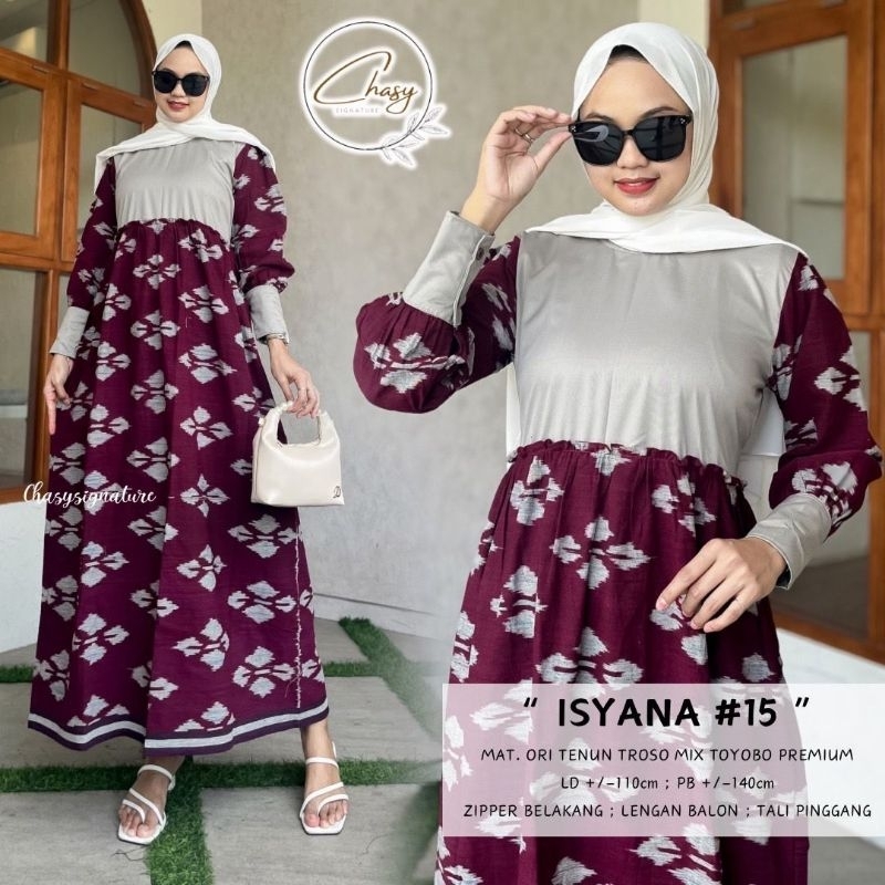 [ORI TENUN TROSO] DRESS GAMIS TENUN ASLI CANTIK