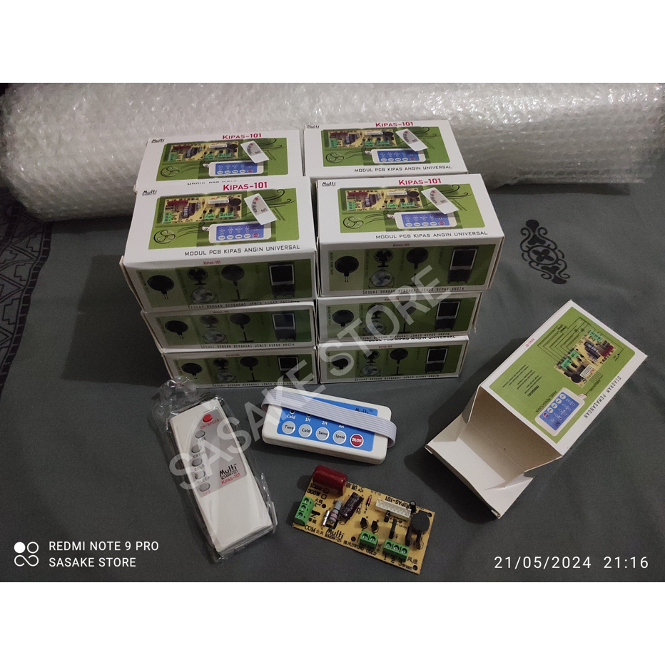 SASAKESTORE - REMOTE KIPAS ANGIN UNIVERSAL / MODUL REMOTE PCB KIPAS ANGIN