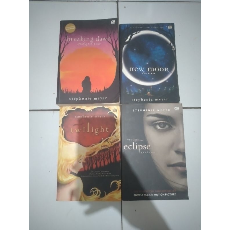 ORIGINAL Novel Twilight  Versi bahasa indonesia 1set