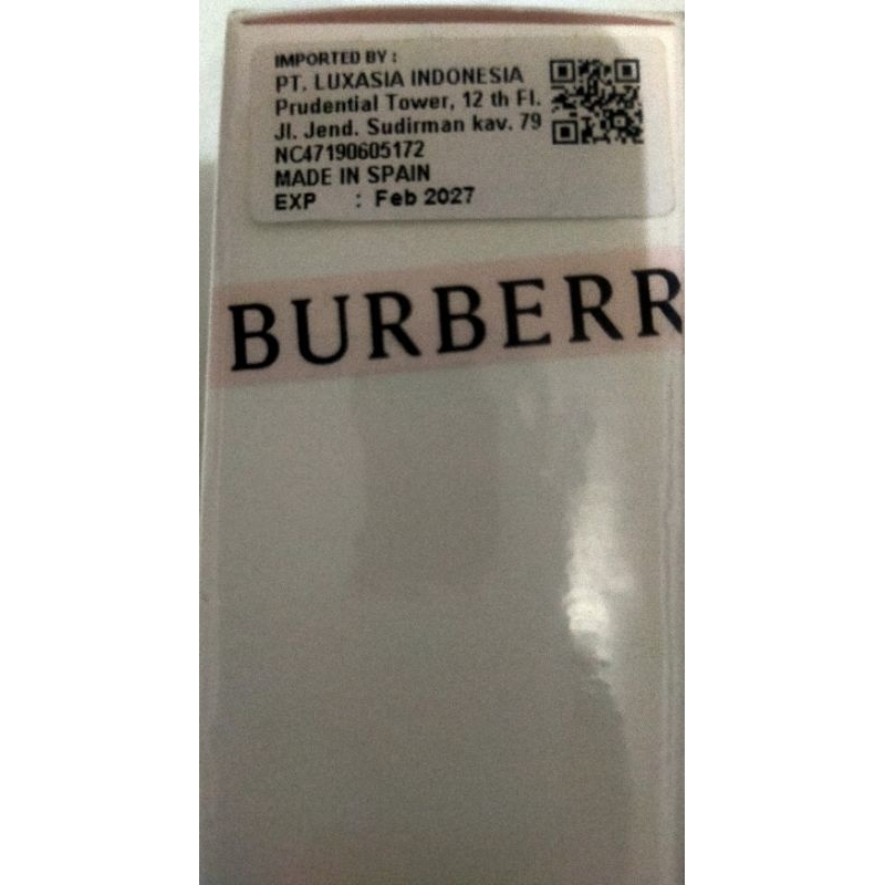 Burberry her Eau De Parfume 100 ml