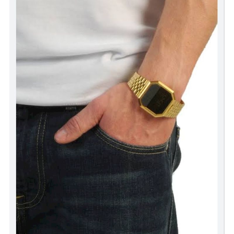 NIXON MEN WATCH GOLD