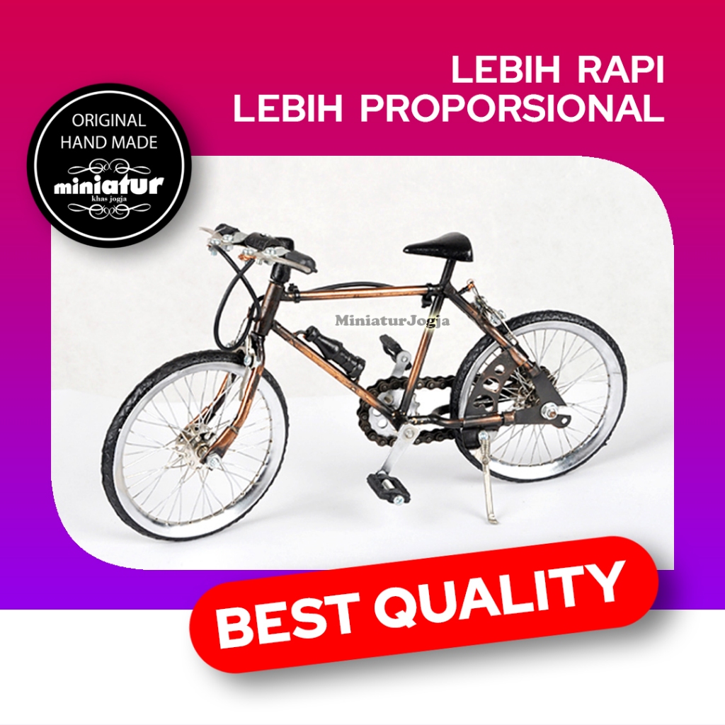 Miniatur Sepeda Federal original