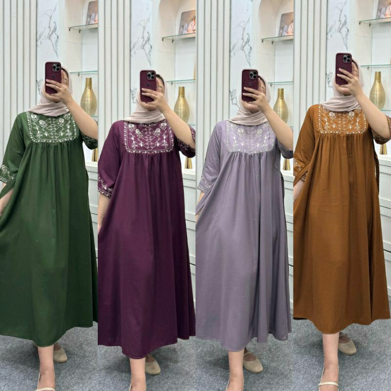 GAMIS ANISA/ARUMI DREES/GAMIS RAYON TWILL/GAMIS POLOS BORDIR/GAMIS ELFASA