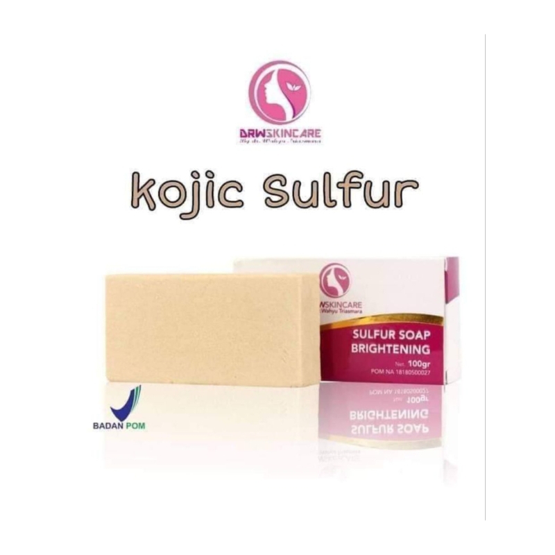 SULFUR SOAP BREGHTENiNG  DRW SKINCARE/ sabun badan untuk gatal"✅ COD
