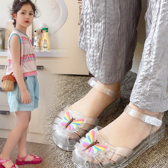 Baru Sandal Sepatu Jelly Anak Import LETTA Sandal jelly Anak Perempuan Sandal Sepatu Anak Perempuan 