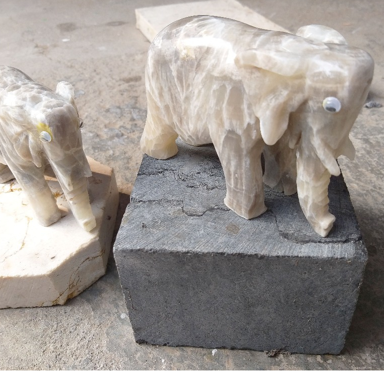 patung gajah onix/patung marmer gajah/hiasan patung gajah