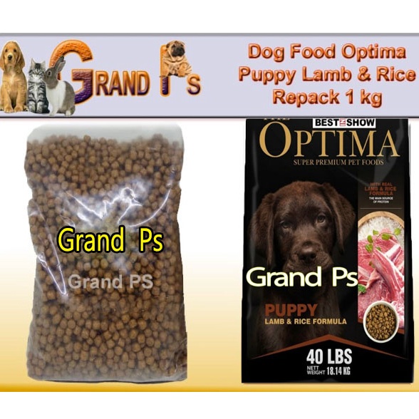 Limitless Dog Food Optima Puppy Lamb kemasan repack polos 1 kg