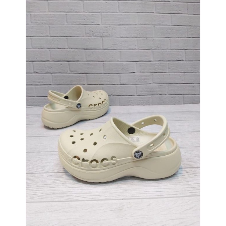 KODE A42A Crocs classic Platform Baya clog  Sandal wanita Crocs classic Baya Clog
