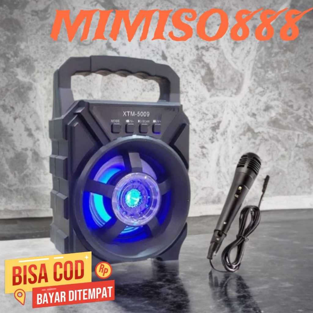 COD Speaker bluetooth mkc-5009 free mix karaoke musik box