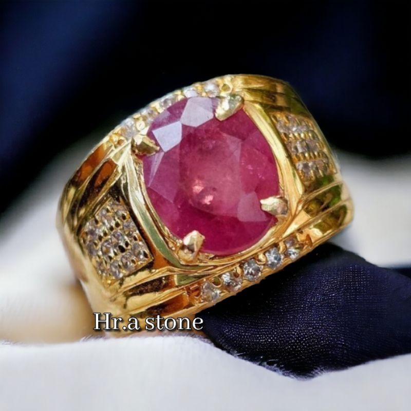 CINCIN BATU PERMATA RUBY MOZAMBIQUE HIGH QUALITY