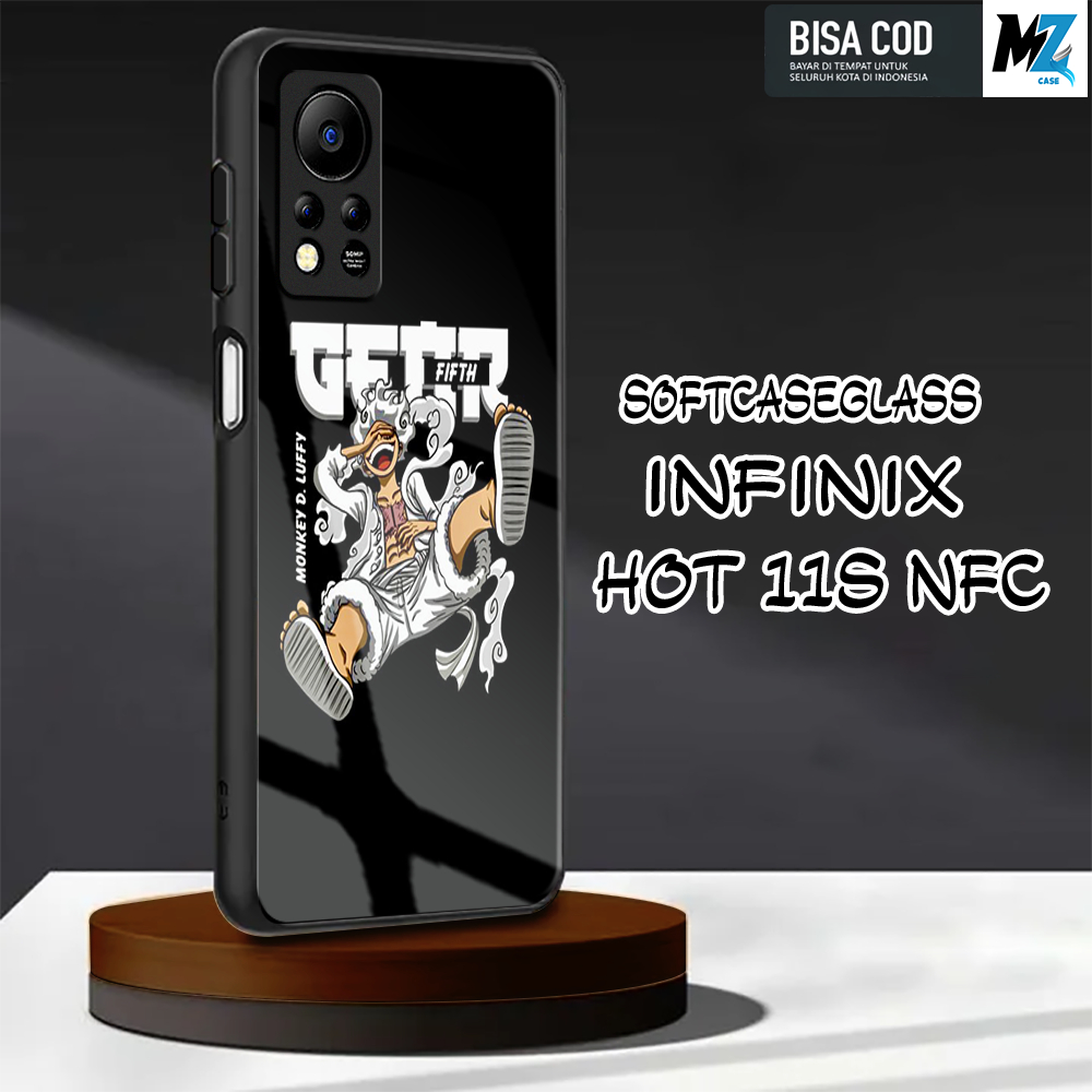 Softcase Glass Kaca [K23] Infinix Hot 11s NFC Terbaru Case Handphone Kesing Pelindung Handphone