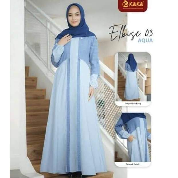 Baju Muslimah Gamis Simple Gamis Elegan Dan Modis Gamis Keke Elbise 03 KK04