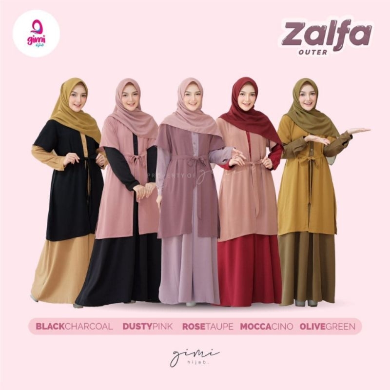 Zalfa Outer by Gimi Hijab/Outer GimiHijab