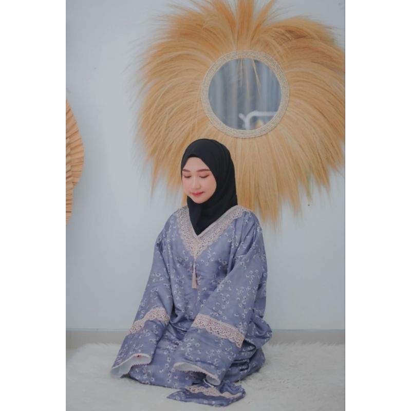 Mukena Abaya Sholat 354 - Abaya Sholat Dior Silk