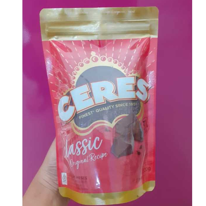 

Ceres Meses Cokelat Classic dengan Kandungan Kokoa 37% 500 gr