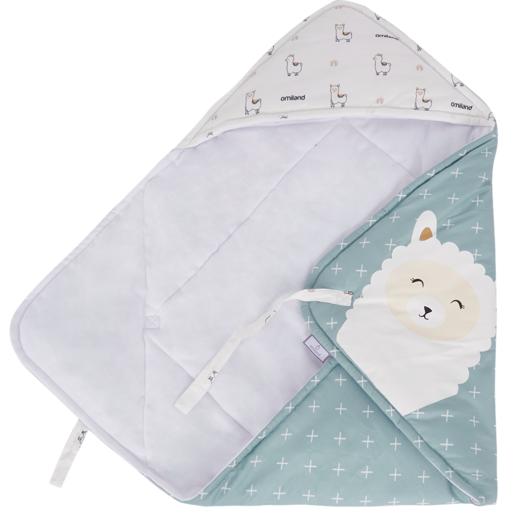 DGT Omiland Hoodie Baby Blanket Alpaca Series - OB 11-4