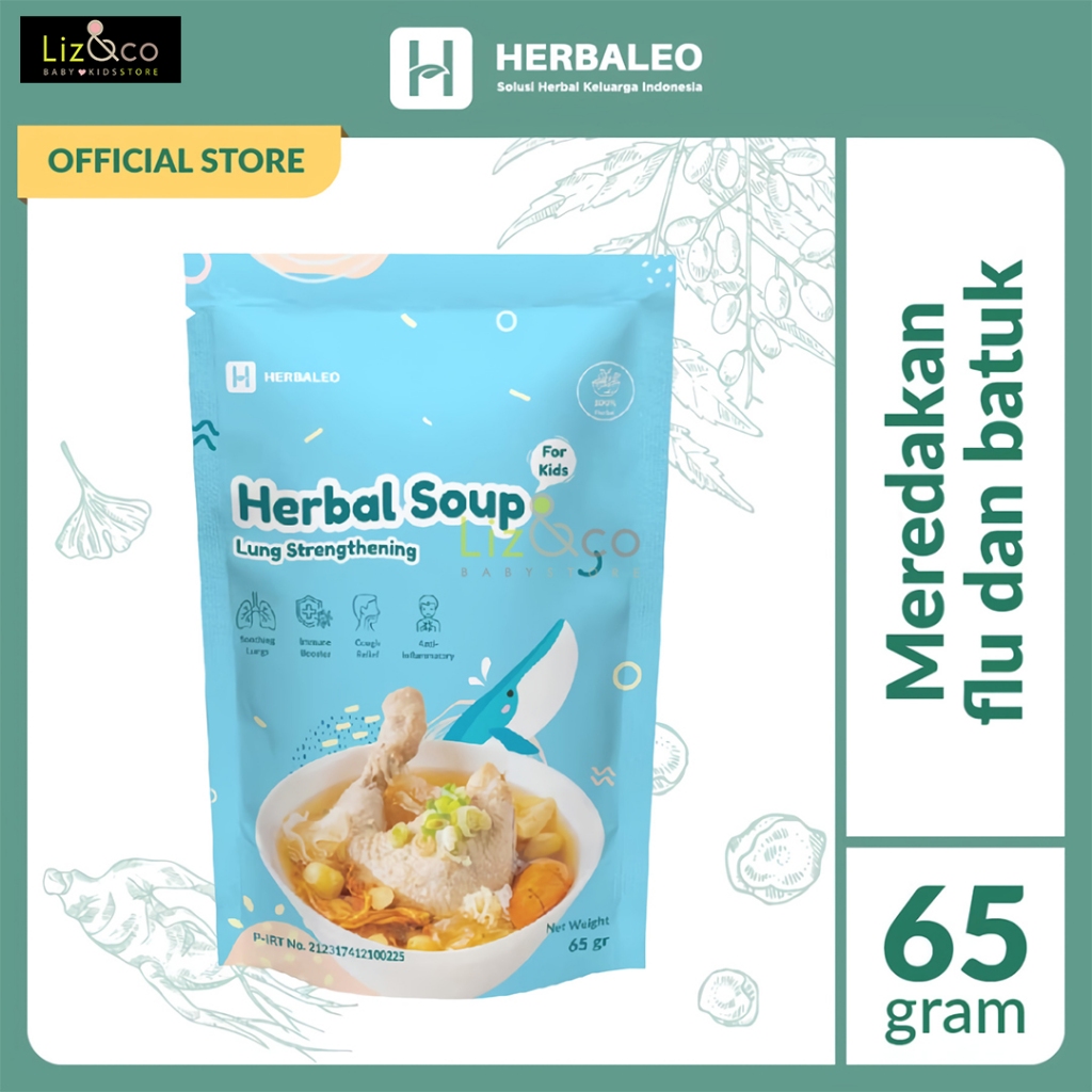 

Herbaleo Sup Herbal Kesehatan Anak - Untuk Flu, Batuk, Asthma, dan Paru-Paru