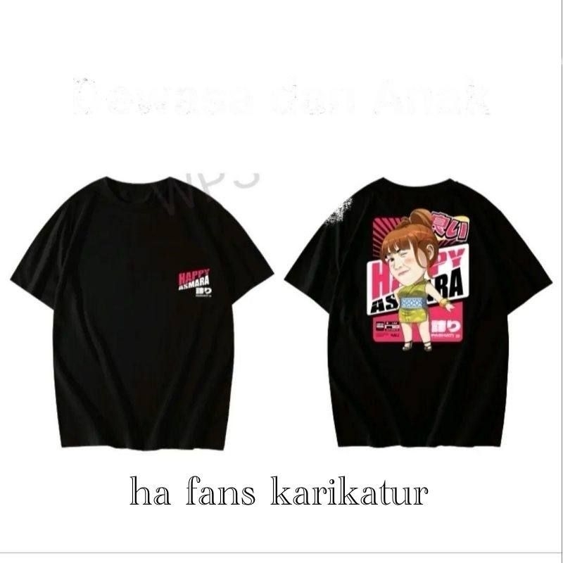 T-shirt HAPPY ASMARA FANS - 4 KARIKATUR