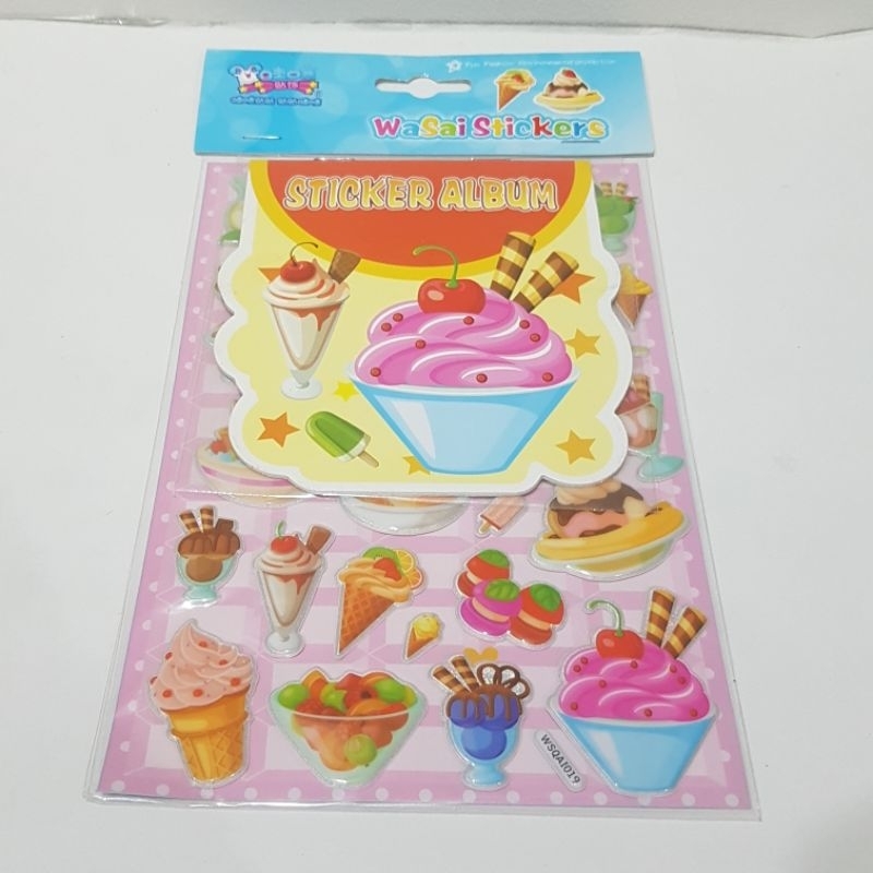 

Sticker Anak Timbul + Album Sticker Ice Cream WSQAI 019