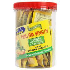 

[TPLS] Permen Tolak Angin Untuk Pelega Tenggorokan dan Penghangat Badan - 1 Toples ( 20 Sachet @ 5 Butir )