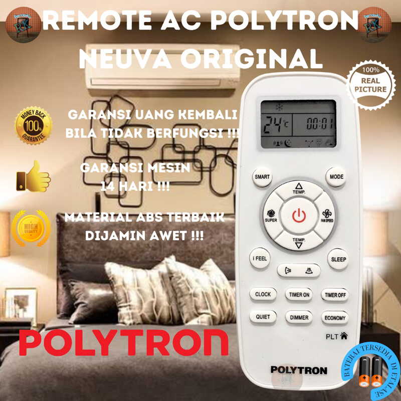 Remote Remot AC Polytron Inverter Grade Original