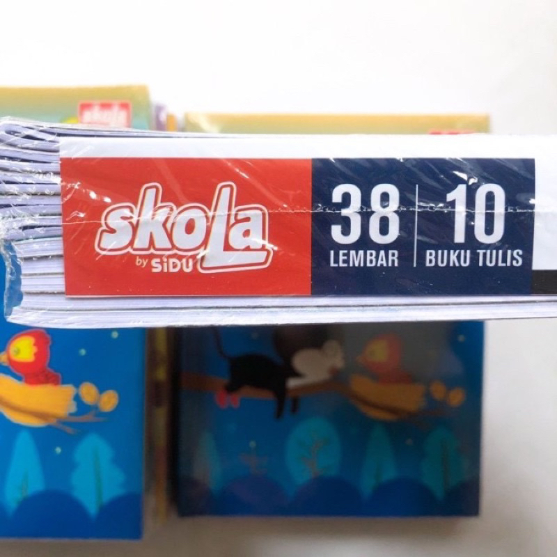 

Buku Tulis SKOLA By Sidu 38 lembar/Buku Sekolah laris.