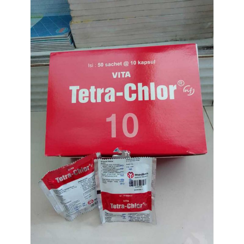 TETRA CHLOR medion (obat ayam CDR ,snot , kolera ,pullorum)