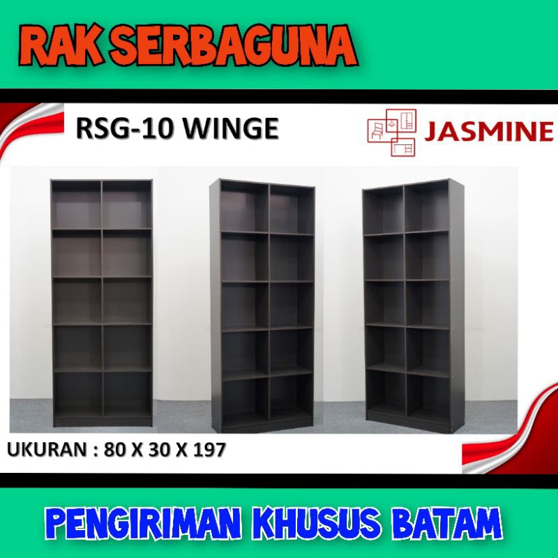 Rak serbaguna RSG-10 WINGE/Lemari Rak Mdf Jasmine/RAK CABINET (KHUSUS BATAM)