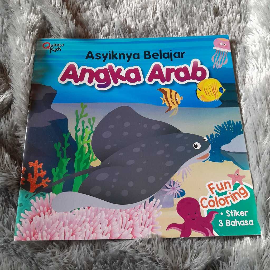 QUANTA KIDS BOOK - ASYIKNYA BELAJAR ANGKA ARAB
