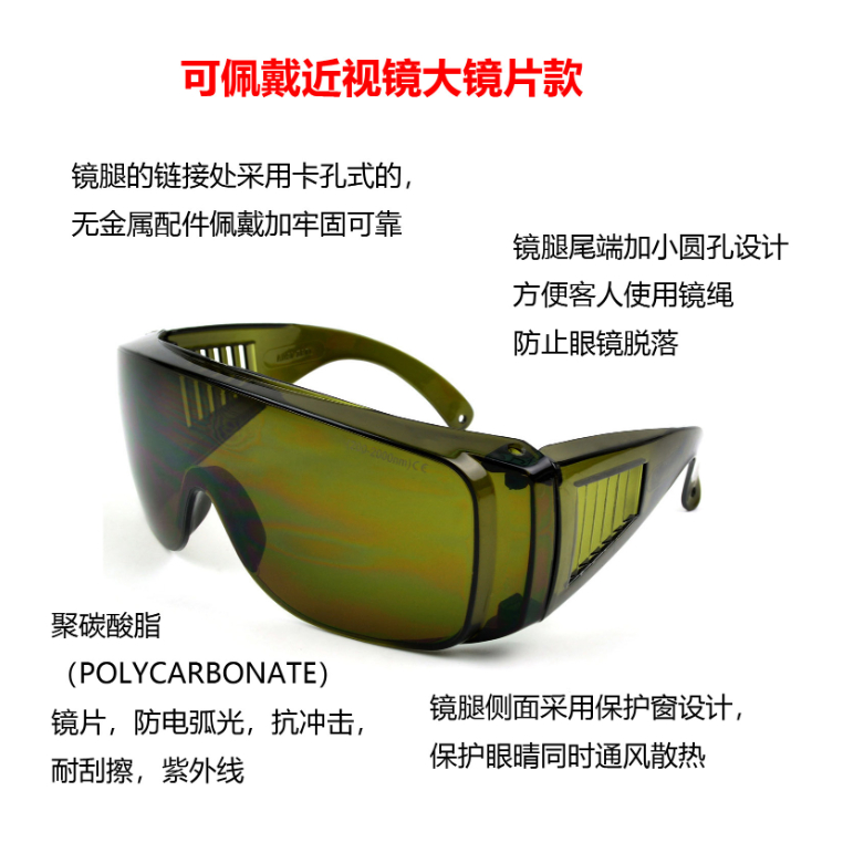 Kacamata Pelindung IPL200-2000nm