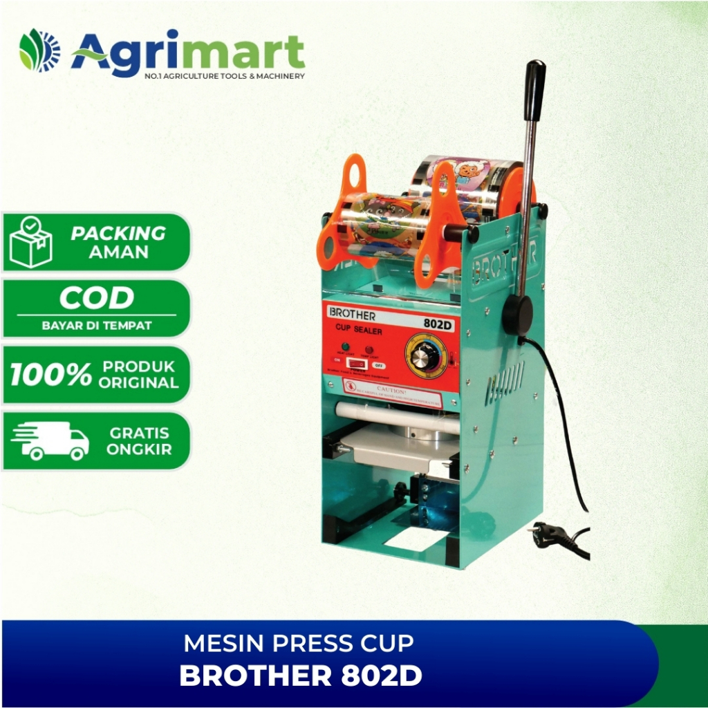 Cup Sealer Brother 802D Mesin Press Gelas Plastik