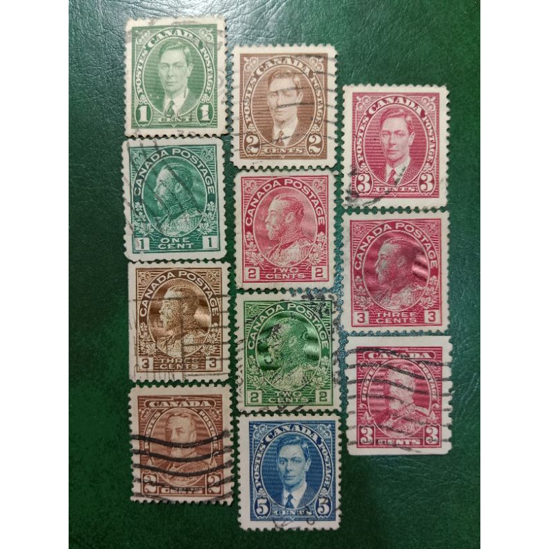 

Prangko Kanada 11 Pcs Campur USED
