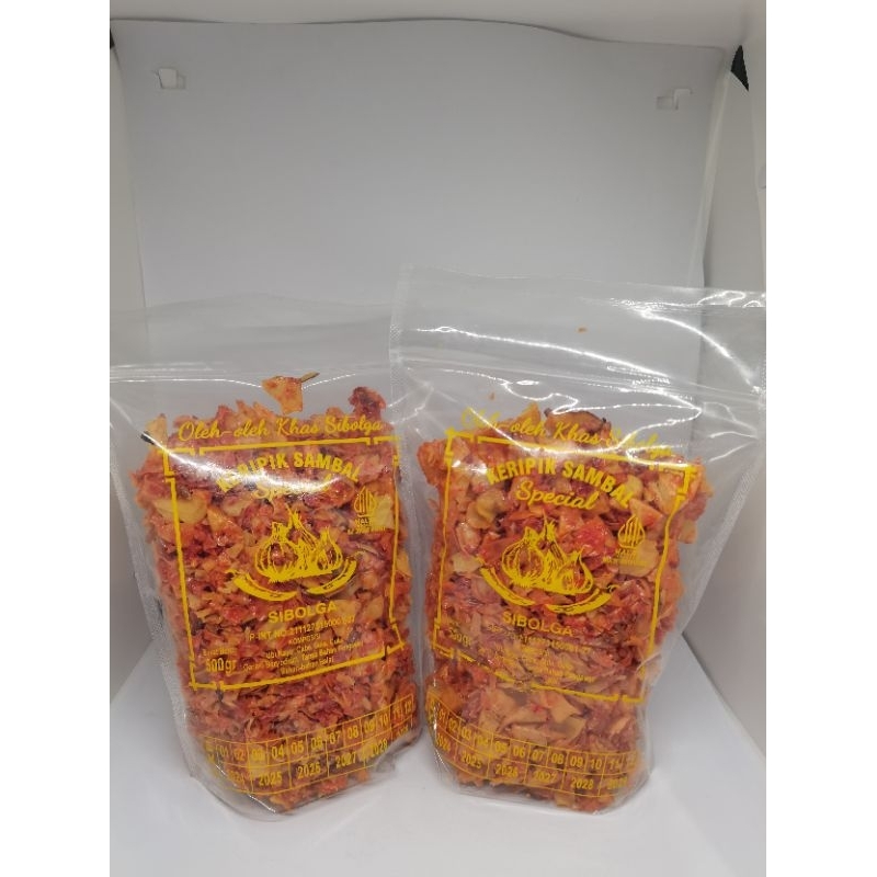 

Kerupik Sambal Special Sibolga Cap Bawang 500gram