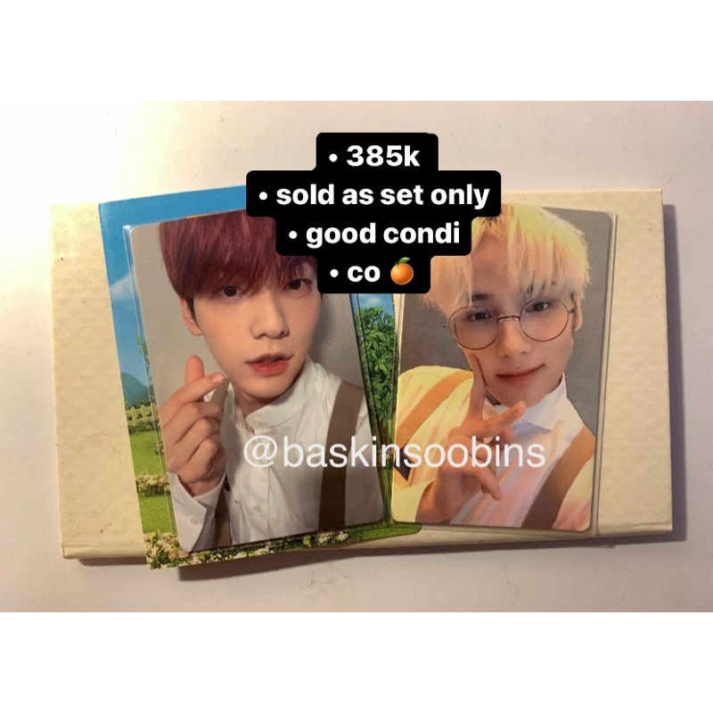 txt soobin kai 2022 japan fanlive pc photocard