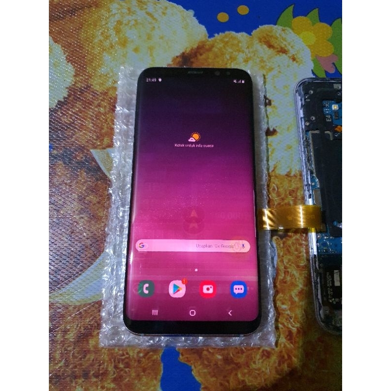 lcd samsung s8 plus ori copotan minus tb301