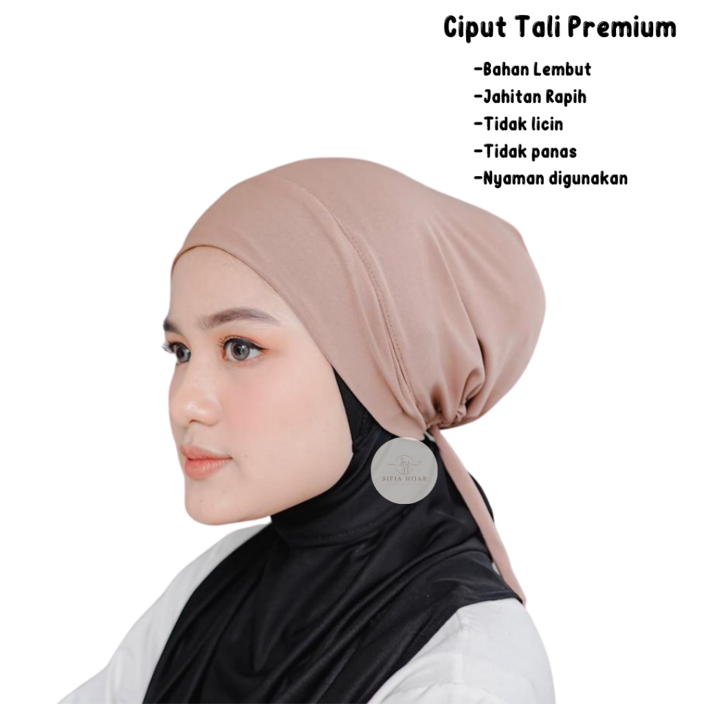Ciput Tali Basic Wanita Premium/Ciput Hijab/ Inner/Ciput Turki