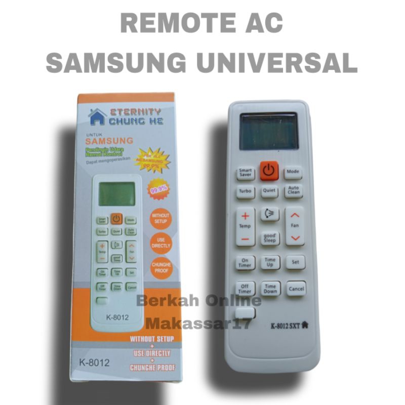 Remot AC Samsung Universal / Remote AC Multiguna / Remote AC Serbaguna Untuk Samsung