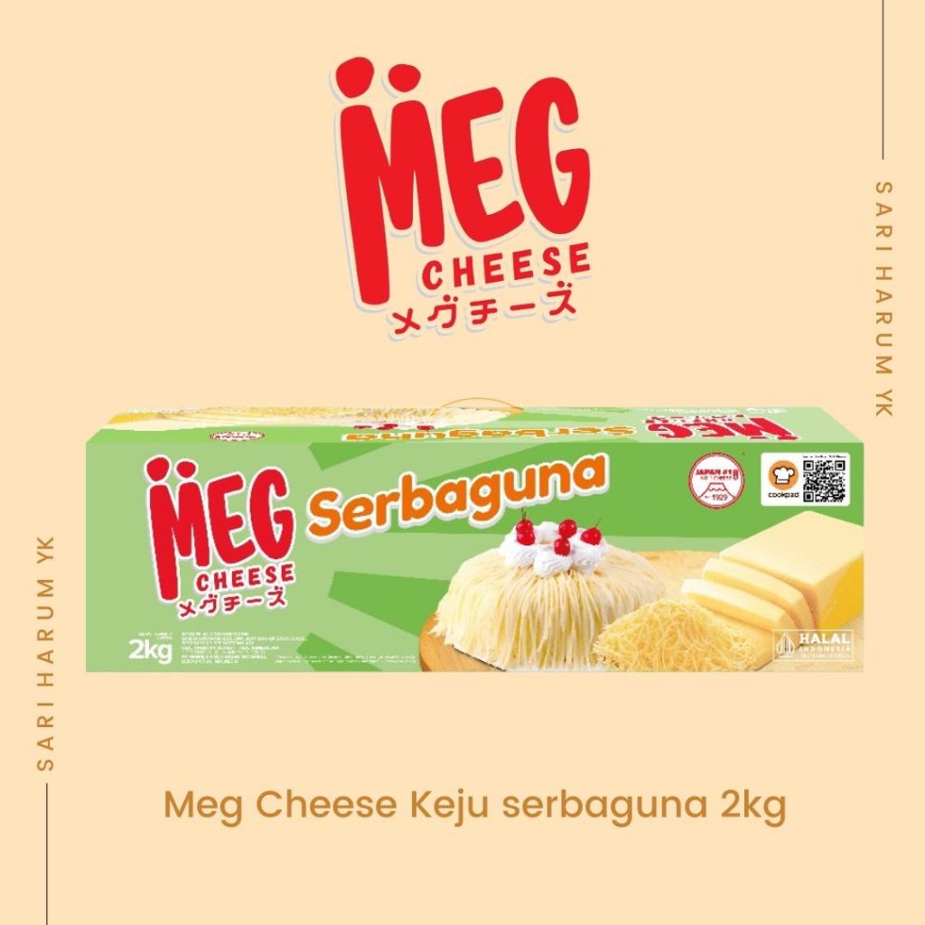 

Keju | Keju serbaguna | meg keju 2 kg | meg chesse 2kg