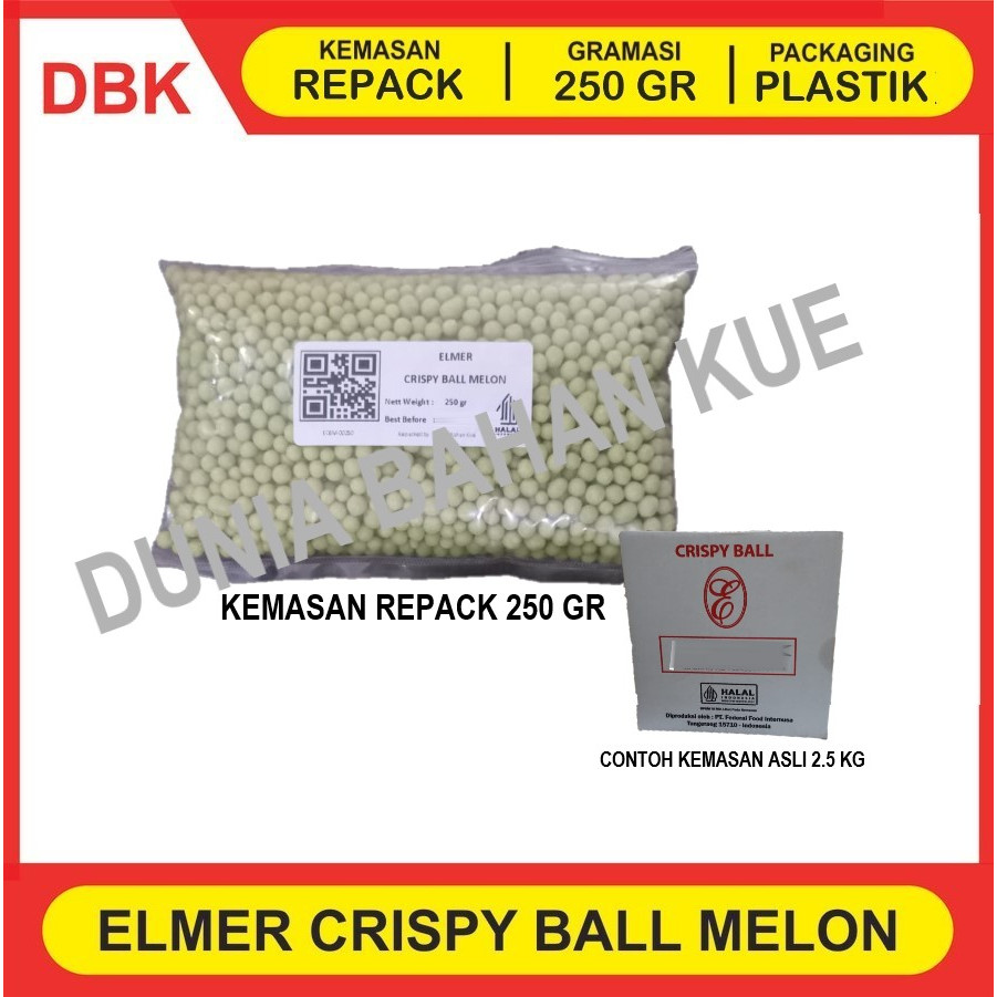 

ELMER CRISPY BALL 250 GR - MELON