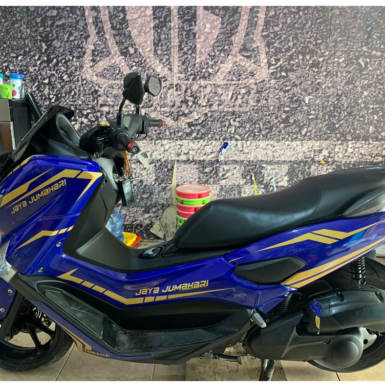 Stiker Decal Sticker Nmax old Full Body Yamaha Full Body Lama ABS biru 2016 2017 2018 2019 2020