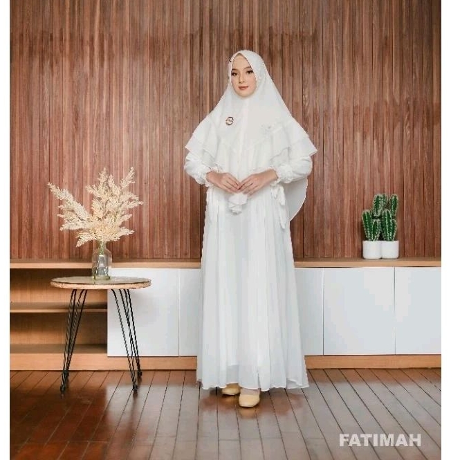 GAMIS FATIMAH BERMERKS SYARI CERUTY BABYDOLL SET KHIMAR  CLODIA SET SYARI SYAFANA NAHLA baju muslim 