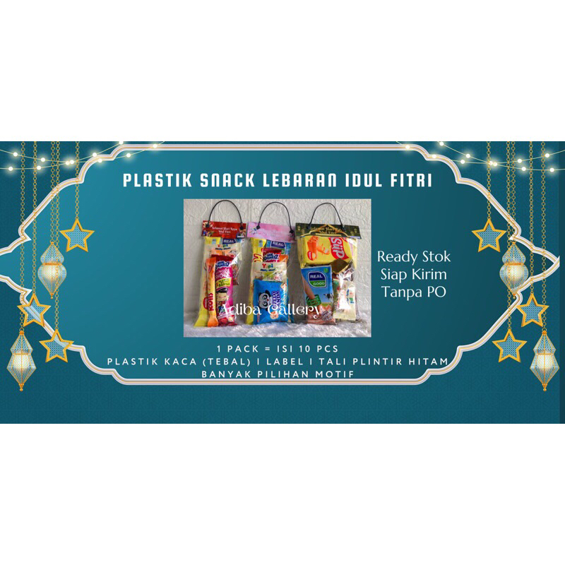 

Plastik Snack Ulang Tahun/Plastik Snack Idul Adha/Plastk Snack Idul Fitri / Plastik Snack Lebaran / Tas Snack / Hampers Lebaran ( 1pack/10pcs )