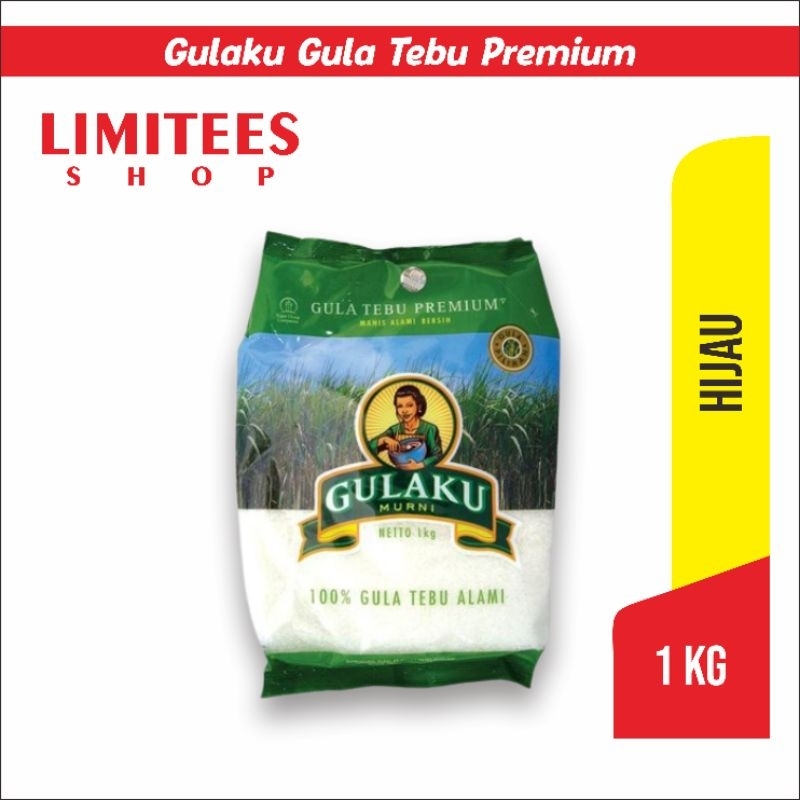 

GULAKU Gula Tebu Premium HIJAU 1 kg