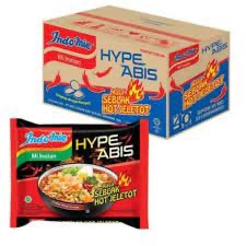 

Indomie Kuah Seblak Hot Jeletot Instant 75gr x 40 Pcs